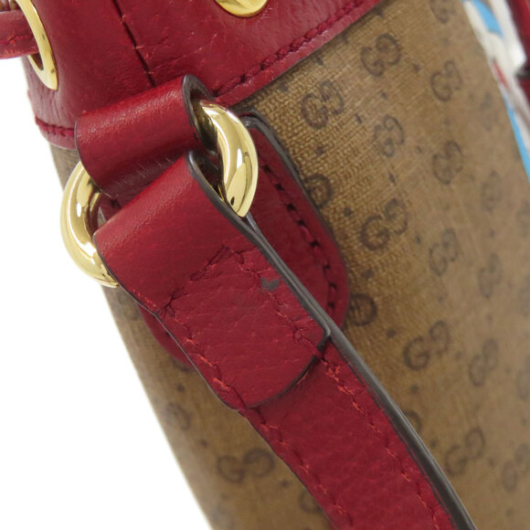 Gucci 647801 Drawstring Shoulder Bag, Doraemon Collaboration, PVC/Leather, Wo... - Picture 16 of 16